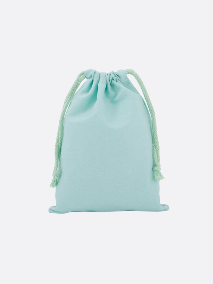 pochette rangement sac à main bleu turquoise