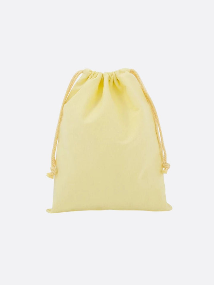pochette rangement sac à main jaune pâle