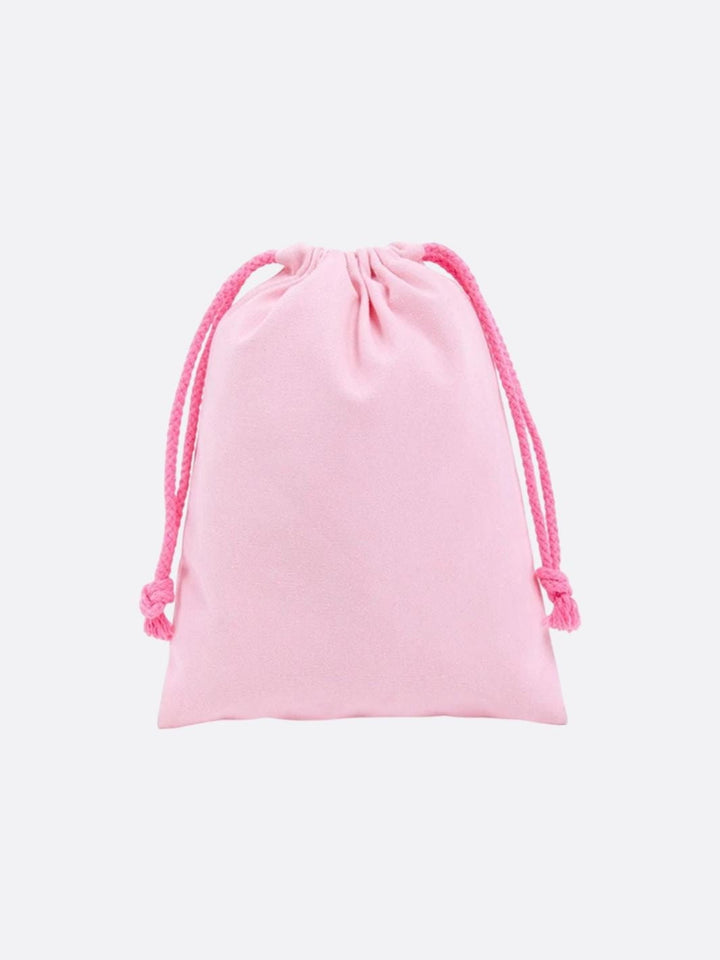 pochette rangement sac à main rose pâle